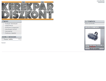 Tablet Screenshot of kerekpardiszkont.hu